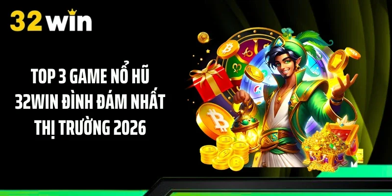 Top 3 game nổ hũ 32WIN đình đám nhất thị trường 2026
